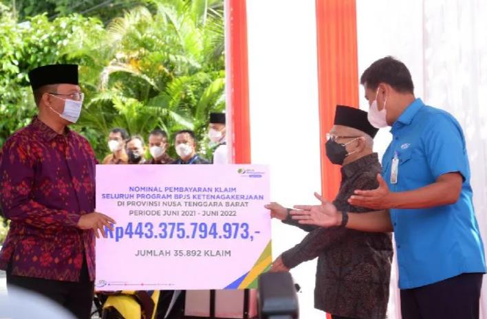 BPJS Ketenagakerjaan bayarkan manfaat program Rp443 miliar di NTB