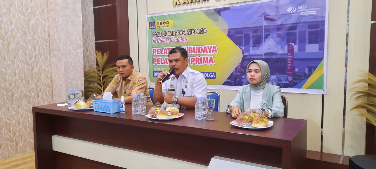 Imigrasi Sibolga Kanwil Kemenkumham Sumut Gandeng BPJS Ketenagakerjaan