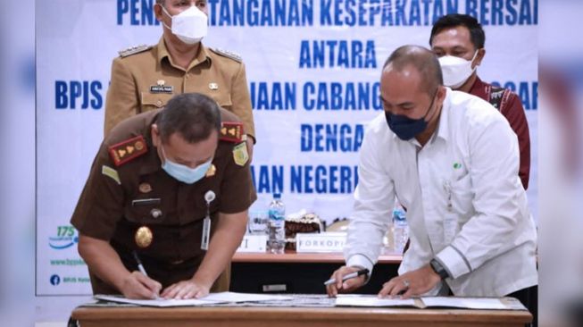 BPJS Ketenagakerjaan Perpanjangan Kerja Sama dengan Kejari Sumba Timur