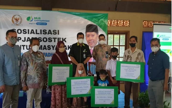 Anggota Banser dan Muslimat NU terlindungi BPJAMSOSTEK