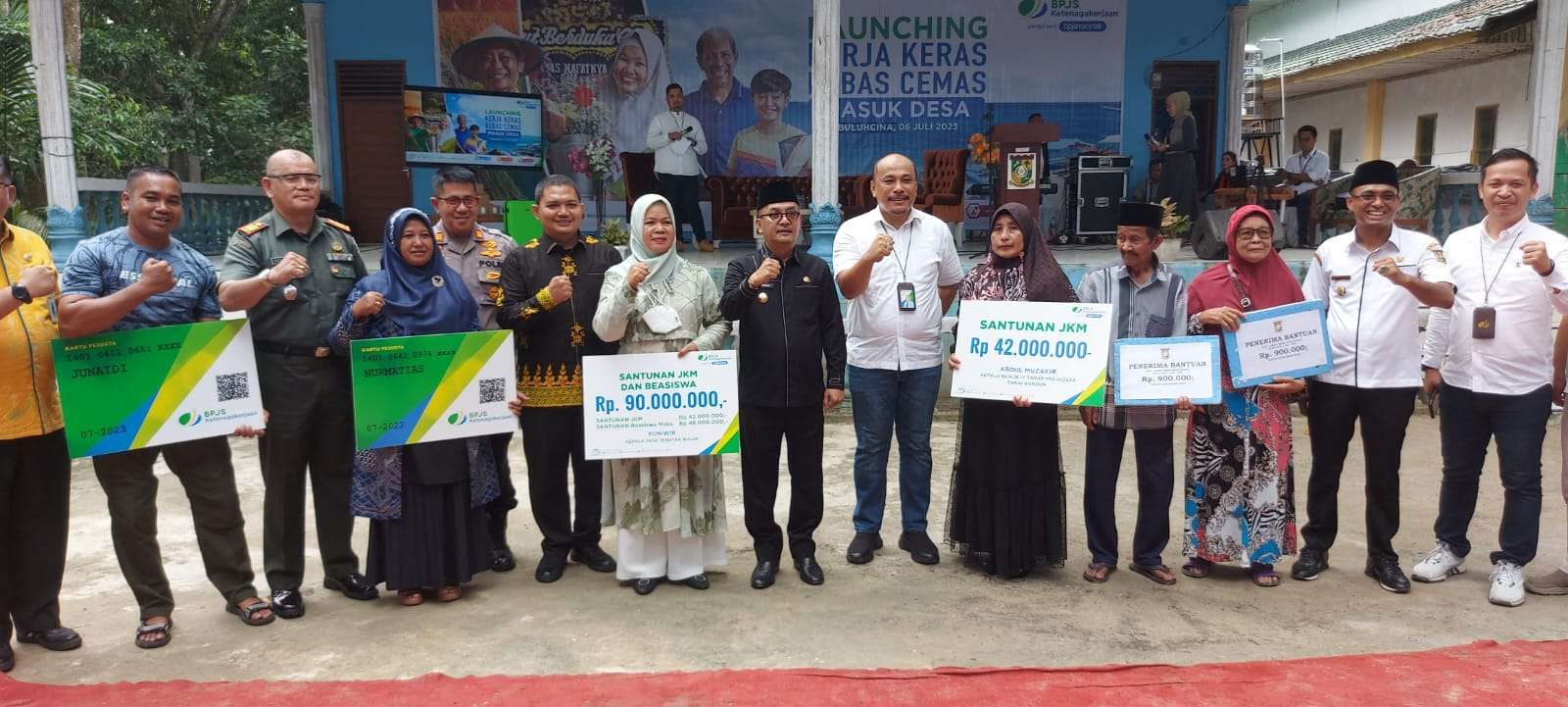 BPJS Ketenagakerjaan Launching KKBC Masuk Desa